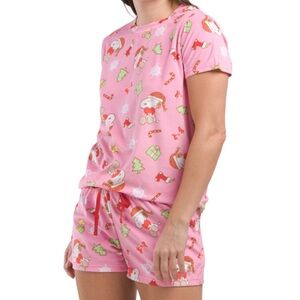 PEANUTS Peanuts Holiday Treat Velour Sleep Set
